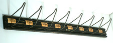 Vintage Industrial Automotive V-Belt Wall Rack Gates Rubber Co. picture