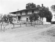 Los Nogales Ranch House In Spadra Home Of Don Ramon Vejar 1860 Ca - Old Photo picture