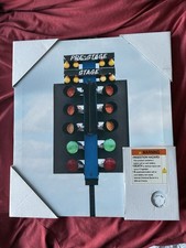 Drag Racing Sign With Working Lights It Takes 2 Double AA Batteries picture