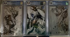 Absolute Batman #22, Superman #21, Wonder Woman #22 Jim Lee Sketch CGC 9.8 set picture