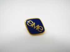 Vintage SME Lapel Pin Society of Manufacturing Engineers Logo Blue Enamel Gold picture