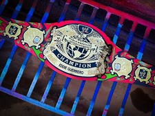 Eddie Guerrero SIGNATURE SERIES Undisputed V2 Championship Belt 2MM & 4MM Brass  picture
