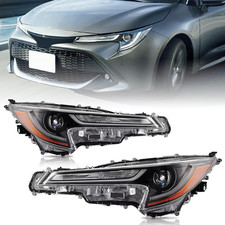 Headlights with LED DRL Compatible with 2020 2021 2022 Toyota Corolla L LE Passe picture