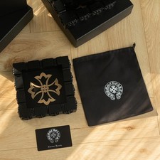 Chrome Hearts Horseshoe Cross Black Ashtray Luxury Home Decor w/ Gift Box picture
