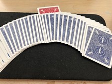 MARKED CARDS  Brainwave Card Deck Red / Blue Bicycle Professional Magic Trick  picture