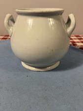Antique Maddock & Gater Staffordshire Pottery White Ironstone Sugar Bowl No Lid picture