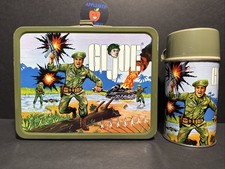 1967 Vintage GI Joe Lunchbox With Thermos Excellent Condition 🤩 picture