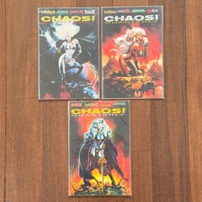 CHAOS QUARTERLY COMPLETE SERIES 1-3 Lady Death Chaos Comics 1995 picture