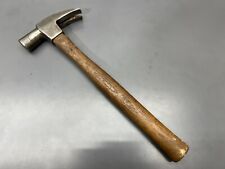 (O) VINTAGE GERMANTOWN TOOL WORKS 32 oz STRAIGHT CLAW HAMMER ORIG HANDLE VGC USA picture