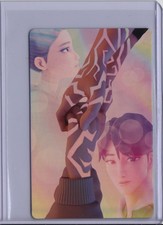McDonald's Kpop Demon Hunter Foil Photo Card - Rumi & Jinu - ULTRA RARE HOLOFOIL picture