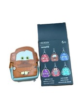 Loungefly Disney Pixar Cars Tow Mater Mini Backpack Bag Charm Keychain Micro LF picture