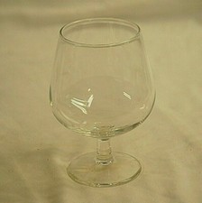 Clear Glass Brandy Cognac Snifter Bar Ware Barware 6