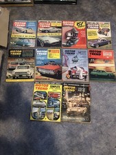 1960-1964 Motor Trend Magazine Lot Of 10 Different- All Complete-Vintage picture