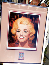 Marilyn Monroe Signed Limited Edition 197/5000 Framed Color  Print picture