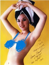 DIANNE CHANDLER Signed Model & Actress 1966 Miss September 8.5x11 photo picture