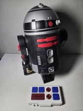 ROBOT Disney Star Wars R2-D2 Black / Red Scheme With Remote Droid Depot Works picture