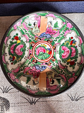 Hand Painted Chinese Porcelain Bowl Hong Kong Decorative Collectible picture