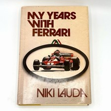 My Years With Ferrari by Niki Lauda Hardcover Book w/ Dust Jacket picture