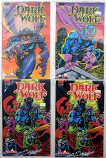 Dark Wolf Lot of 4 #1, 3, 4 x2 (1987) Malibu Comics 1st Print Comic Books picture