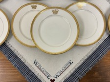 Vintage 1915s Hotel Del Coronado San Diego CA 7” Plate Gold Encrusted Crown picture