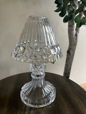 PartyLite ASTORIA TEALIGHT LAMP Candle Holder 24% Lead Crystal EUC picture
