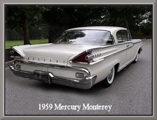 1959 Mercury Monterey coupe White, Toolbox - Refrigerator Magnet, 42 MIL picture