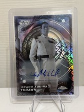 2026 Topps Chrome Star Wars Logofractor Auto #33 Grand Admiral Thrawn /77 picture
