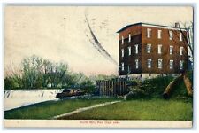 1908 North Mill House Falls Scene Red Oak Iowa IA Posted Chariton IA Postcard picture