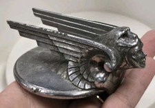 VTG Original 1929-31 Chevy Winged Viking Radiator Cap Hood ornament mascot picture
