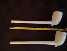 New 2 ~Clay pipes, surplus from laboratory supply house,  picture