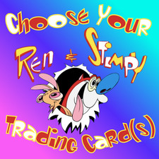 1993 Topps | Ren & Stimpy | All-Prismatic | NM/M | CHOOSE YOUR CARD OR STICKERS picture