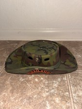 Vintage 60s 70s Camo Vietnam War In Country Cowboy Boonie Hat. picture
