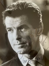 Pierce Brosnan - James Bond - Cannes - Original Signed Photograph, Autograph picture