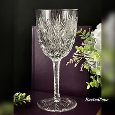 St Louis Florence Cut Crystal (Pineapple Cut) Water Glass Vintage Blown Glass 1* picture