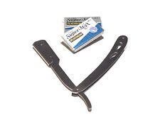 Silver Single Edge Razor Blade Safety Razor + 10 Disposable Blades Kit picture