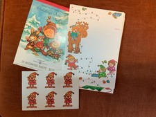 VINTAGE 1981 AMERICAN GREETING HIMSELF THE ELF STATIONARY SET picture