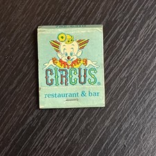 Circus Restaurant Bar Houston Texas Matchbook Unstruck picture