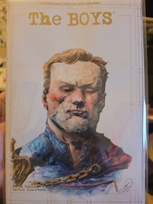 The Boys#1 Gold Foil Sketch Variant 1 Of 1 Sketch By Johnny Desjardin  picture