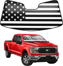 Windshield Sun Shade Compatible with 2021 2022 2023 2024 Ford F150 F250 F350 30