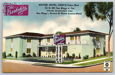 c1940s The Berkshire Motor Hotel San Diego California Luxury Postcard picture