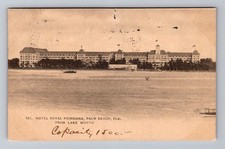 Palm Beach FL-Florida, Hotel Royal Poinciana, Postal PC Vintage c1905 Postcard picture