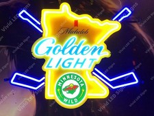 Minnesota  Wild Michelob Golden Light 24