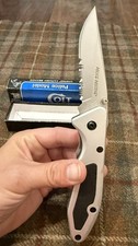 Colt CT31-S Police Positive Silver Serrated Pocket Knife - United Cutlery picture