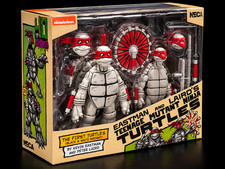 NECA TMNT The First Turtles Black & White Variant 2-Pack Eastman Laird NEW picture