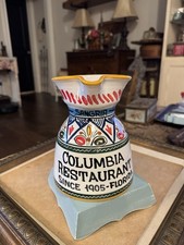 Columbia Restaurant Sangria Pitcher Hand Painted Ceramic 1905 6.5 Inch picture