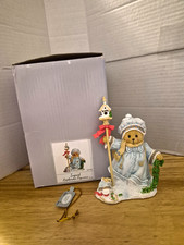 Roman Cherished Teddies Ingrid Bear Christmas Figurine picture