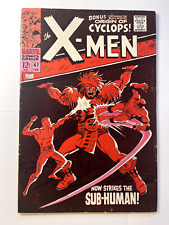  Marvel Comics 1968 The X-Men #41 - 1st Appearance of Grotesk Very Good picture