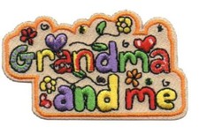 Girl GRANDMA and ME Fun Patches Crests Badges SCOUTS GUIDE Day Trip Visit Event picture