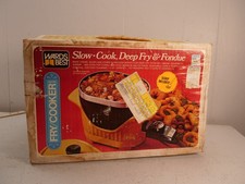 VINTAGE WARDS BEST FRY COOKER SLOW COOK DEEP FRY FONDUE picture