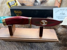 1990's Buck 192 Vanguard Ltd. Edt. & Rosewood Handles With Leather Sheath Mint picture